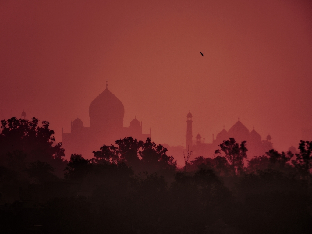 I Held You Once - Taj Mahal in the distance